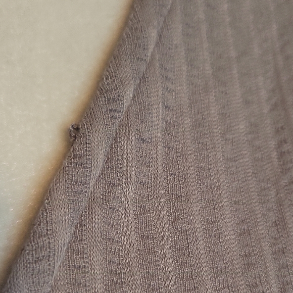 Maurices Heather Gray Flutter Sleeve Blouse - Picture 4 of 8